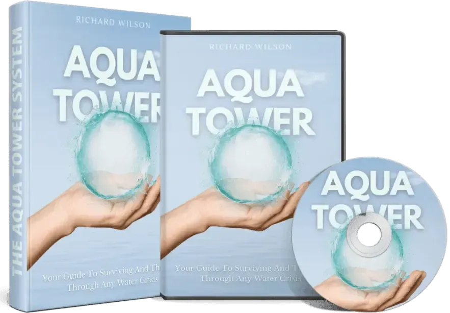 Portable Aqua Tower device converting atmospheric moisture into pure, mineral-rich water